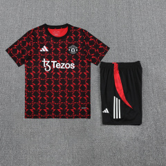 Manchester United Short sleeve training kit 25/26 New Season Football Jersey Sports Shirt