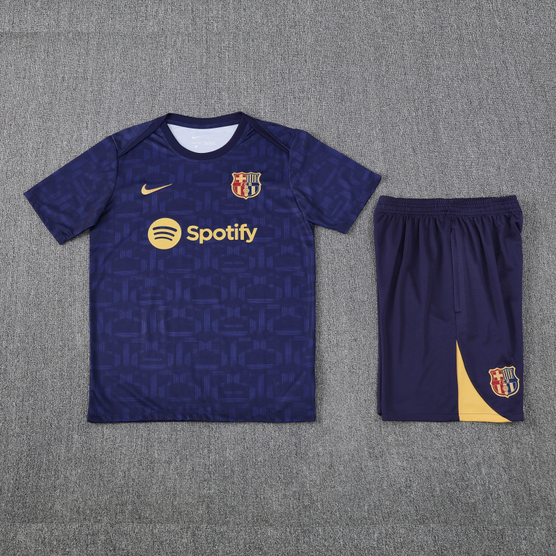 Barcelona Short sleeve training kit 25/26 New Season Football Jersey Sports Shirt