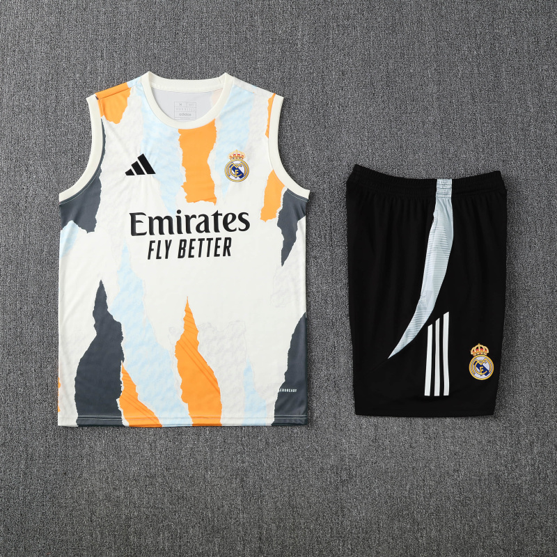 Real Madrid Short sleeve training kit 25/26 New Season Football Jersey Sports Shirt
