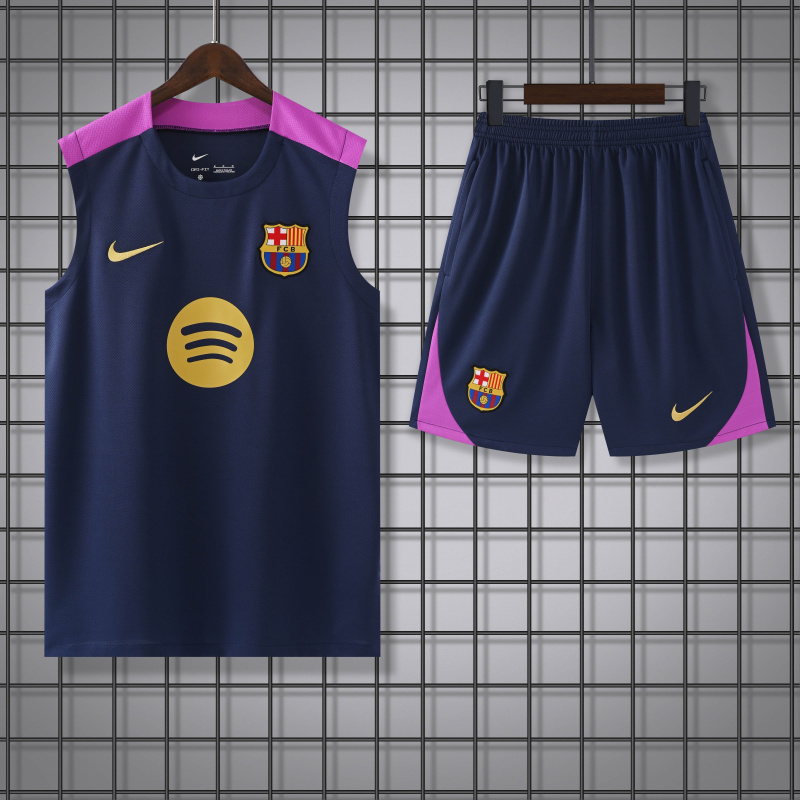 Barcelona Short sleeve training kit 25/26 New Season Football Jersey Sports Shirt