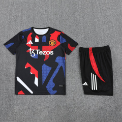 Manchester United Short sleeve training kit 25/26 New Season Football Jersey Sports Shirt