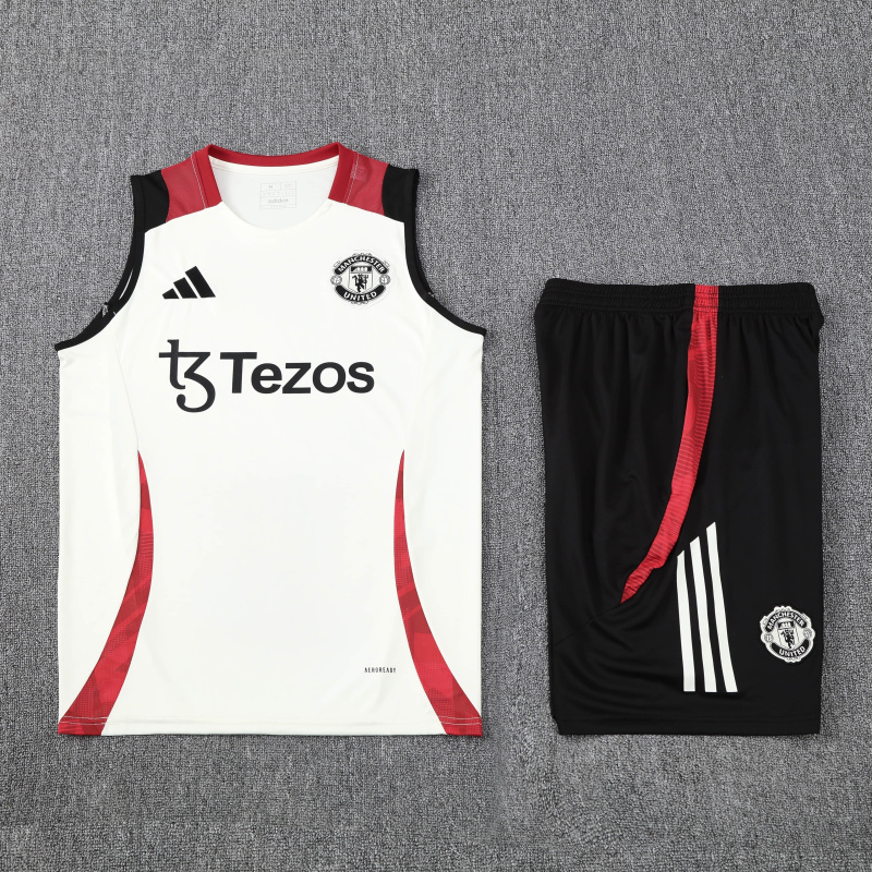 Manchester United Short sleeve training kit 25/26 New Season Football Jersey Sports Shirt