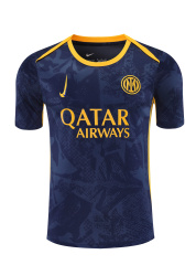 Inter Milan Short sleeve training kit 25/26 New Season Football Jersey Sports Shirt