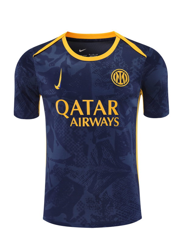 Inter Milan Short sleeve training kit 25/26 New Season Football Jersey Sports Shirt