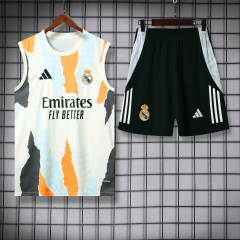 Real Madrid Short sleeve training kit 25/26 New Season Football Jersey Sports Shirt