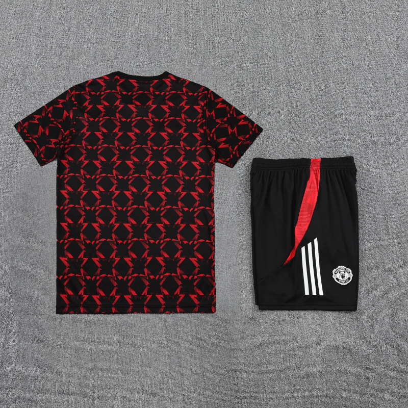 Manchester United Short sleeve training kit 25/26 New Season Football Jersey Sports Shirt
