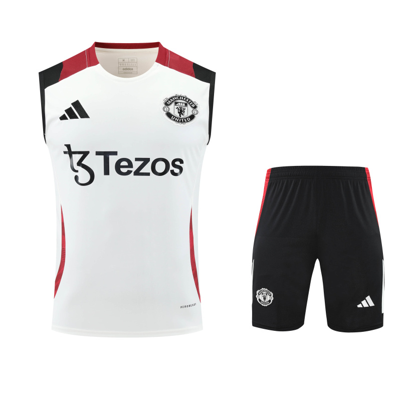 Manchester United Short sleeve training kit 25/26 New Season Football Jersey Sports Shirt