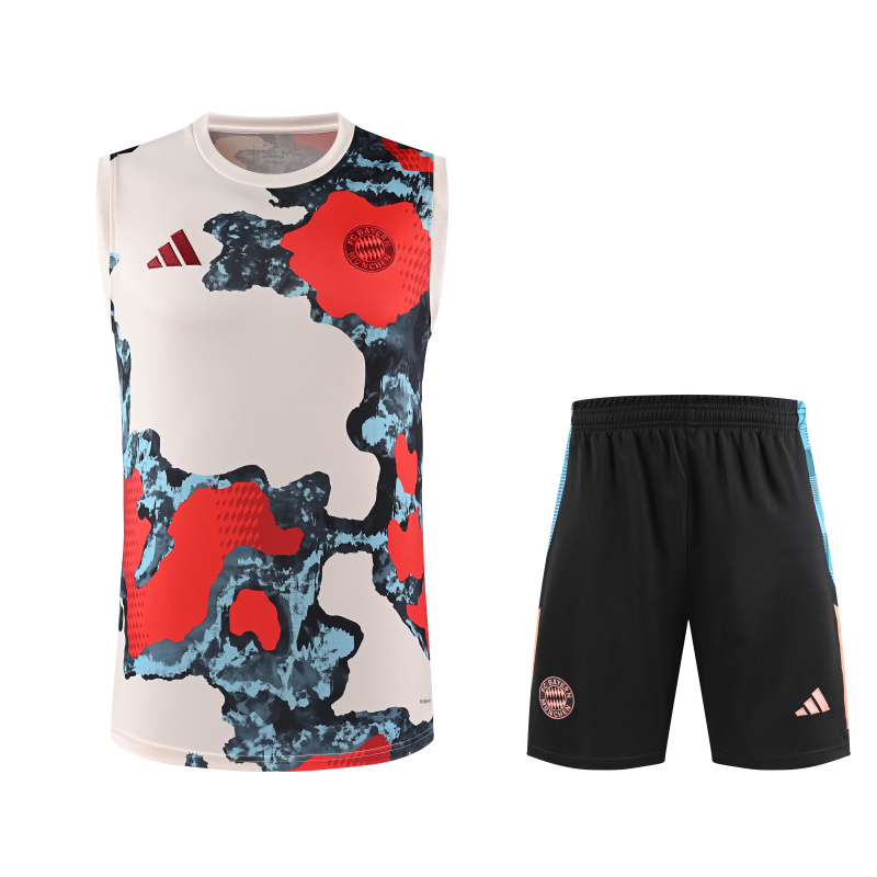 Bayern Munich Short sleeve training kit 25/26 New Season Football Jersey Sports Shirt
