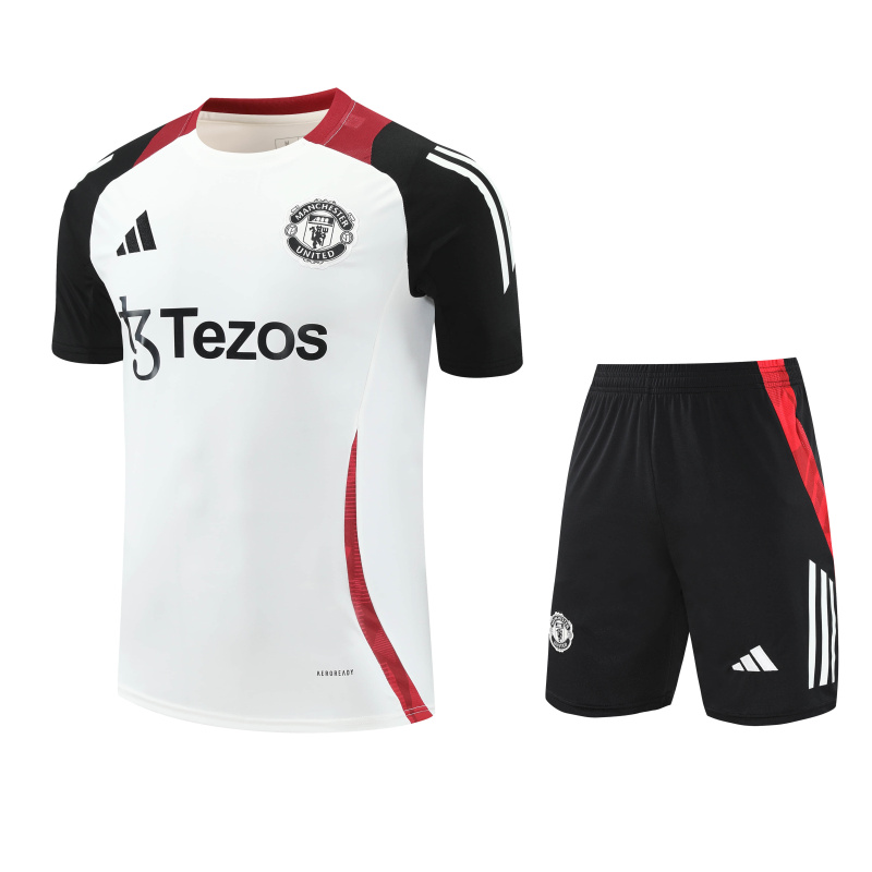 Manchester United Short sleeve training kit 25/26 New Season Football Jersey Sports Shirt