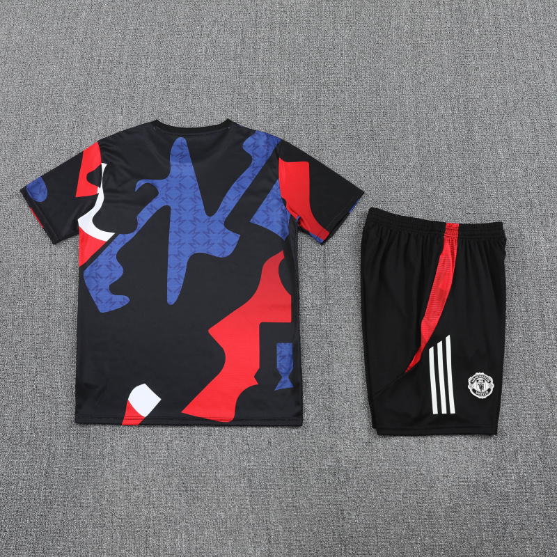 Manchester United Short sleeve training kit 25/26 New Season Football Jersey Sports Shirt