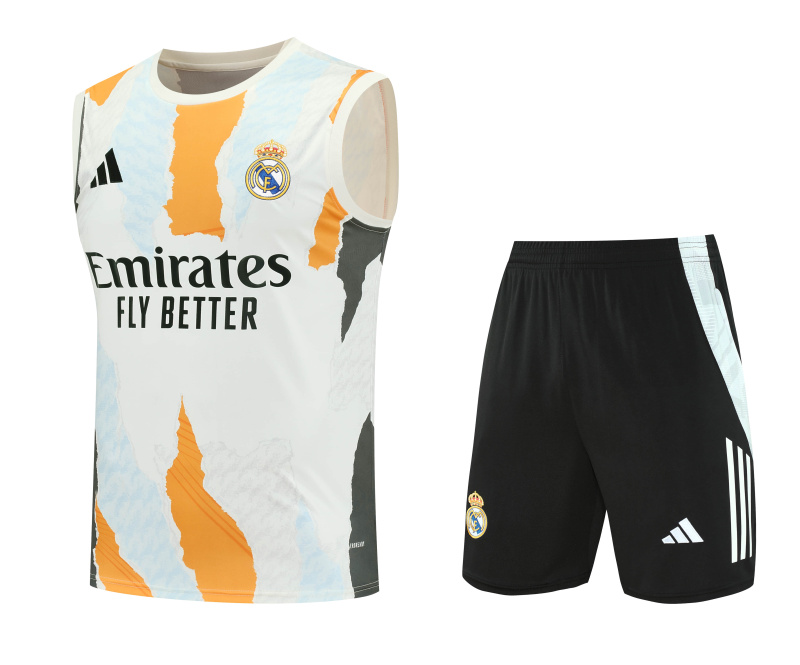 Real Madrid Short sleeve training kit 25/26 New Season Football Jersey Sports Shirt