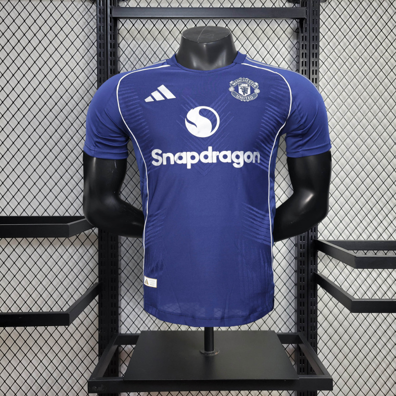 Player Manchester United Training Jersey 25/26 New Season Football Jersey Sports Shirt