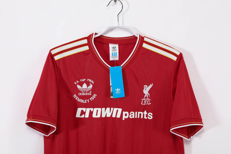 Liverpool home 1986/87 Retro Football Jersey Sports Shirt