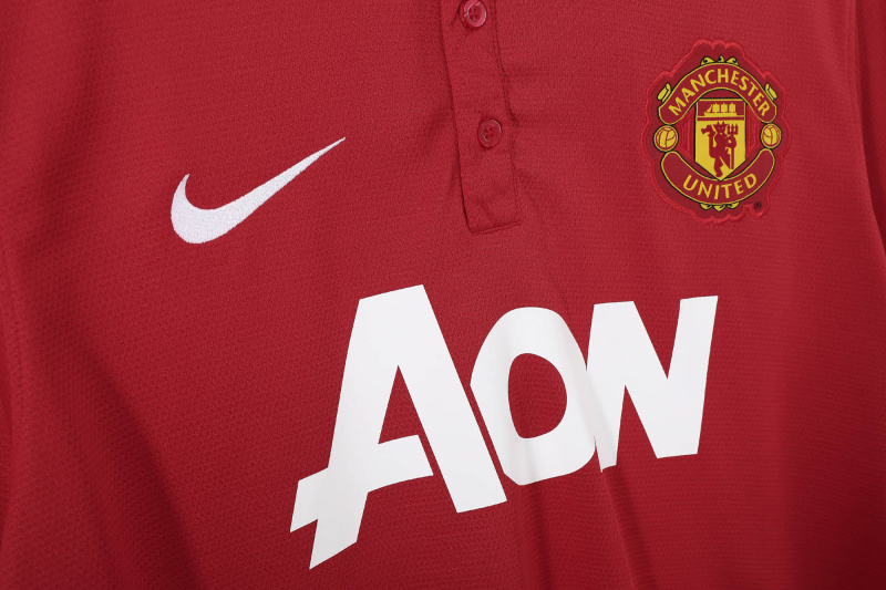 Manchester United Home 2013/14 Retro Football Jersey Sports Shirt