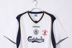 Liverpool away 2001/02 Retro Football Jersey Sports Shirt