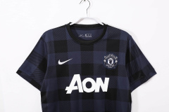 Manchester United Away 2013/14 Retro Football Jersey Sports Shirt