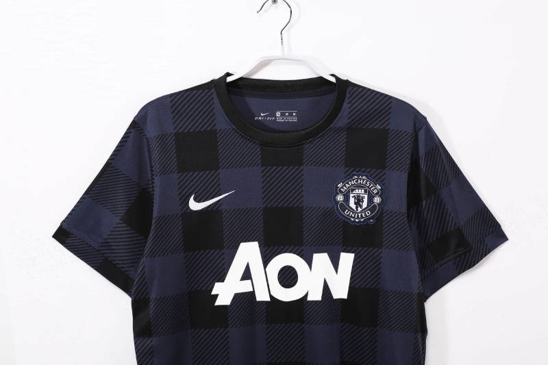 Manchester United Away 2013/14 Retro Football Jersey Sports Shirt