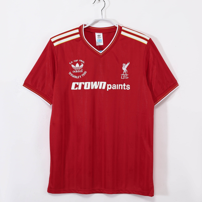 Liverpool home 1986/87 Retro Football Jersey Sports Shirt