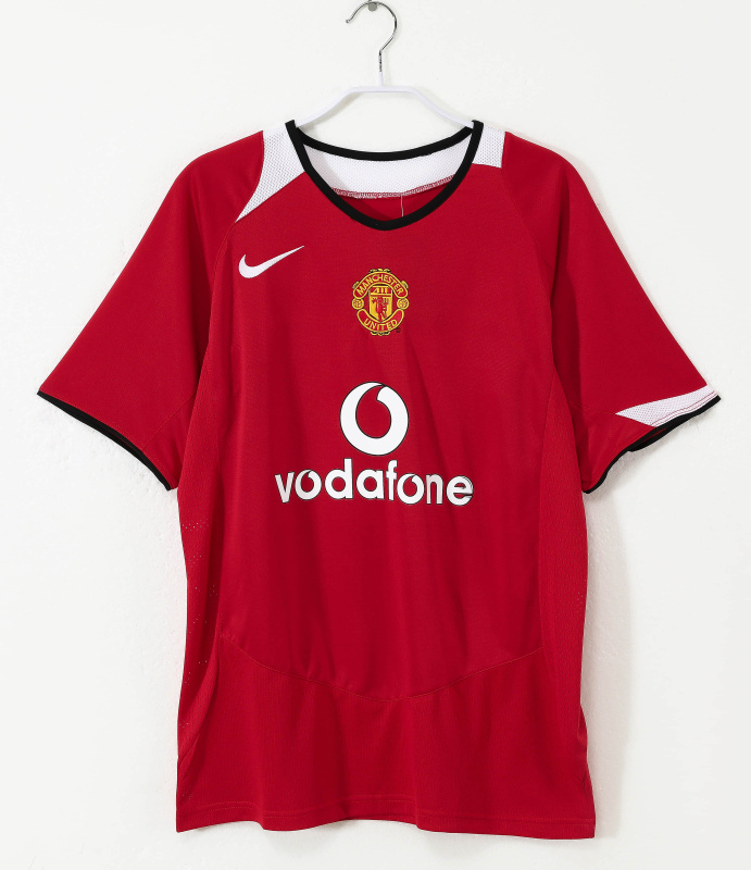 Manchester United Home 2004/06 Retro Football Jersey Sports Shirt
