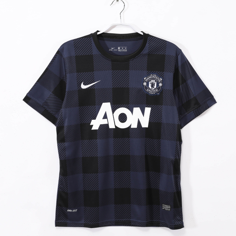 Manchester United Away 2013/14 Retro Football Jersey Sports Shirt