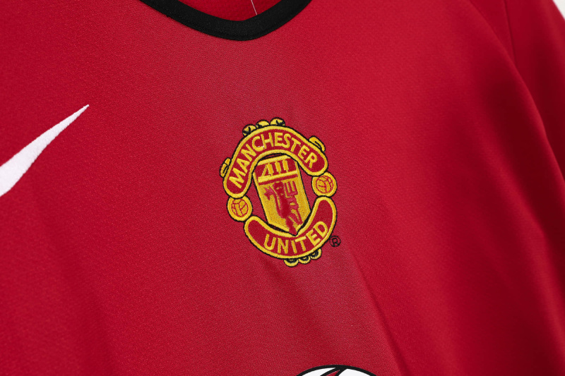 Manchester United Home 2004/06 Retro Football Jersey Sports Shirt