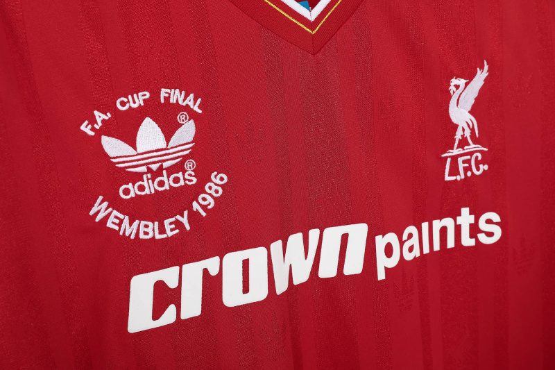 Liverpool home 1986/87 Retro Football Jersey Sports Shirt
