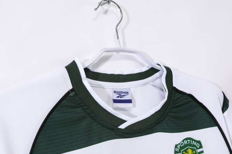 Sporting Lisbon Home 2001/03 Retro Football Jersey Sports Shirt