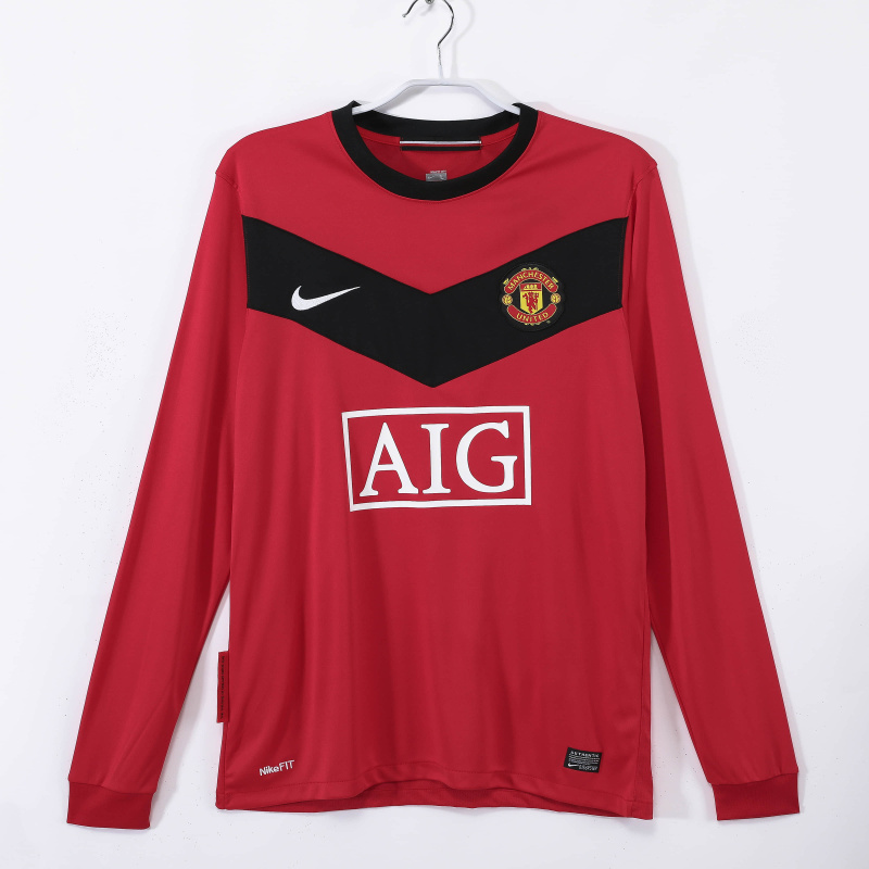 Manchester United home 2010 Retro Football Jersey Sports Shirt