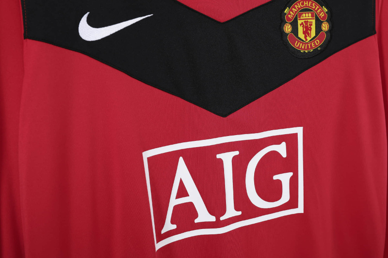 Manchester United home 2010 Retro Football Jersey Sports Shirt