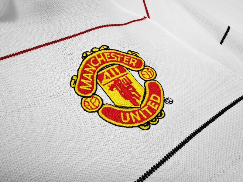 Manchester United 2 away Long sleeve 2003/04 Retro Football Jersey Sports Shirt