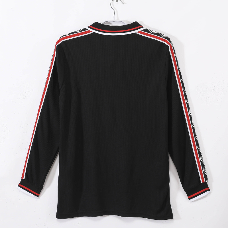 Manchester United away Long sleeve Retro 98/99 Football Team Shirt Jersey Sports Shirt