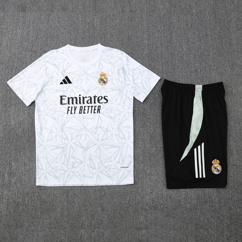 Real Madrid Short sleeve training kit 25/26 New Season Football Jersey Sports Shirt
