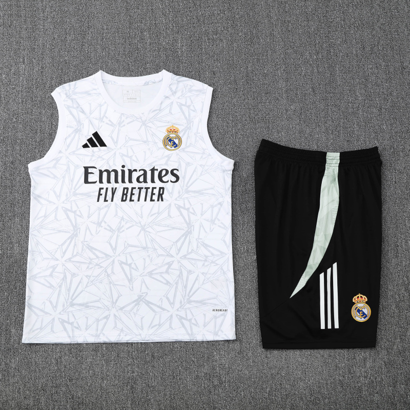 Real Madrid Short sleeve training kit 25/26 New Season Football Jersey Sports Shirt