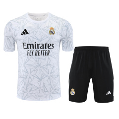 Real Madrid Short sleeve training kit 25/26 New Season Football Jersey Sports Shirt