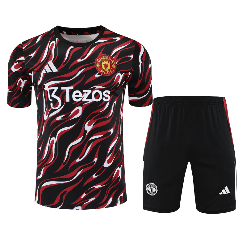 Manchester United Short sleeve training kit 25/26 New Season Football Jersey Sports Shirt