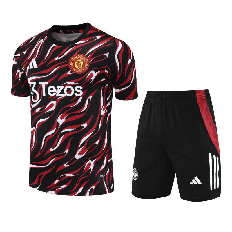 Manchester United Short sleeve training kit 25/26 New Season Football Jersey Sports Shirt