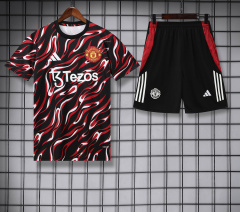 Manchester United Short sleeve training kit 25/26 New Season Football Jersey Sports Shirt