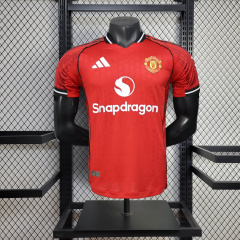 Player Manchester United Home 25/26 new season Football Jersey Sports shirt