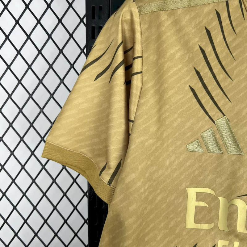 Real Madrid Training Gold 25/26 new season Football Jersey Sports shirt