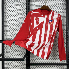 Atletico Madrid Pre-Match training Long Sleeve  25/26 new season Football Jersey Sports shirt