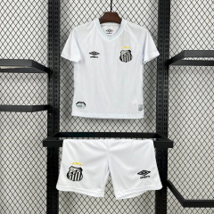 Kids Kit Santos Home  25/26 new season Football Jersey Sports shirt