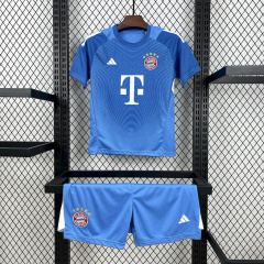 Kids Kit Bayern Munich Blackn Goalkeeper 2025/2026 new season Football Jersey Sports shirt