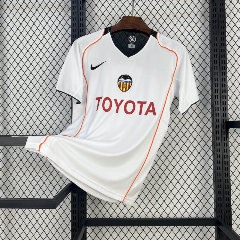 Retro Valencia Home 2004/05 season Football Jersey Sports shirt