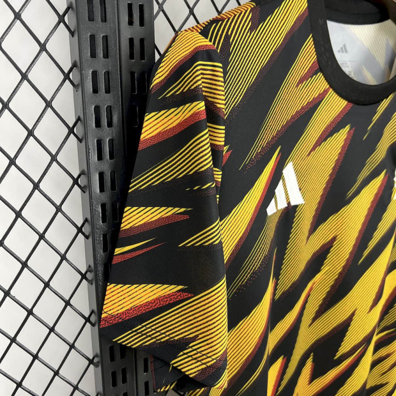 AS Roma Pre-match training suit 2025/2026 new season Football Jersey Sports shirt