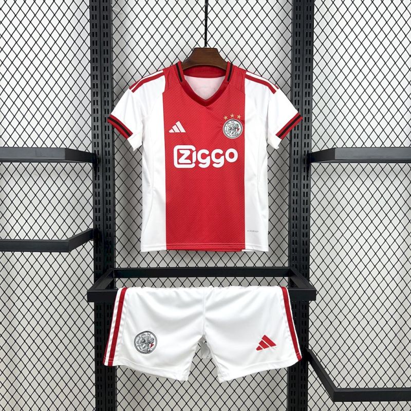 Kids Kit Ajax Home 2025/2026 new season Football Jersey Sports shirt