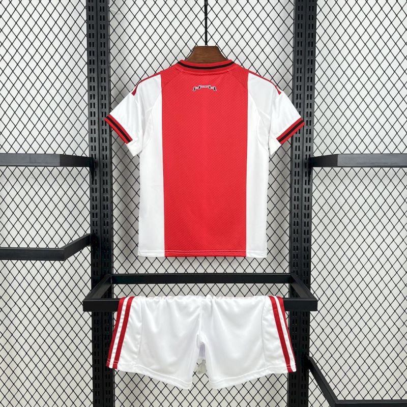 Kids Kit Ajax Home 2025/2026 new season Football Jersey Sports shirt