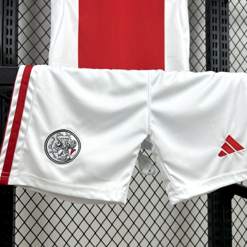 Kids Kit Ajax Home 2025/2026 new season Football Jersey Sports shirt