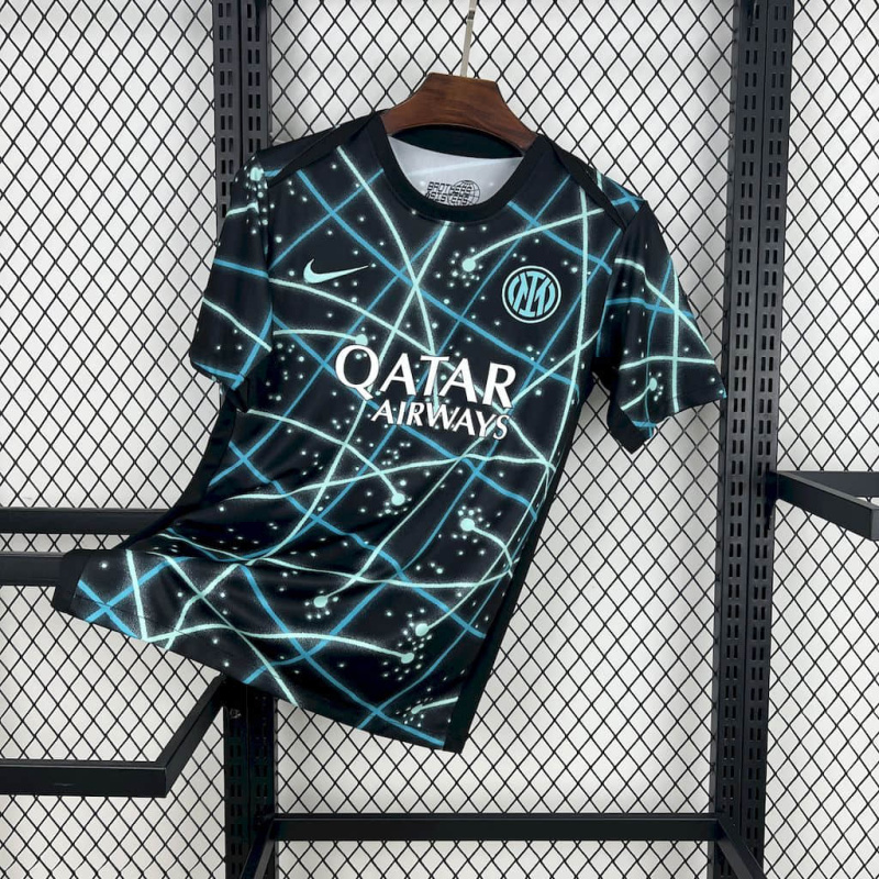 Inter Milan Pre-match training uniform 2025/2026 new season Football Jersey Sports shirt