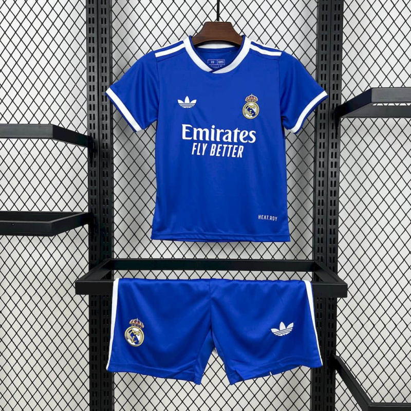 Kids Kit Real Madrid 2025/2026 new season Football Jersey Sports shirt