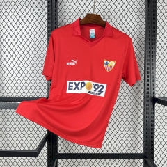 Retro Sevilla Away 1987/90 season Football Jersey Sports shirt